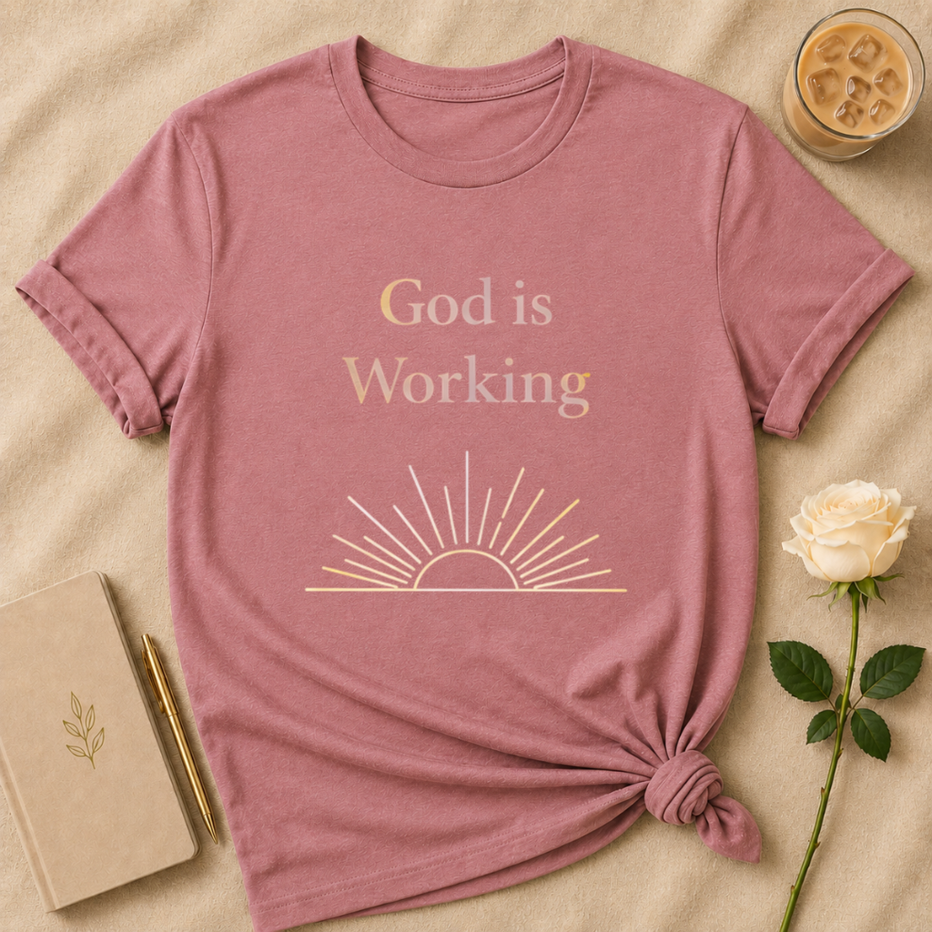 God is Working T Shirt