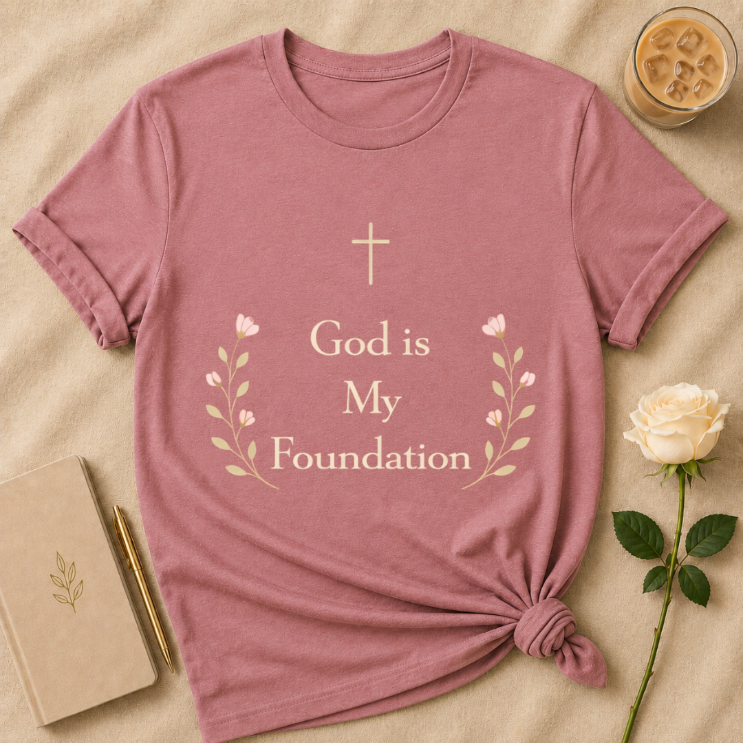 God is my Foundation T Shirt