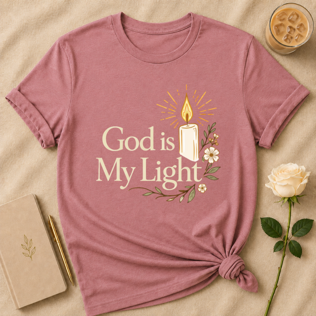 God is my light T Shirt