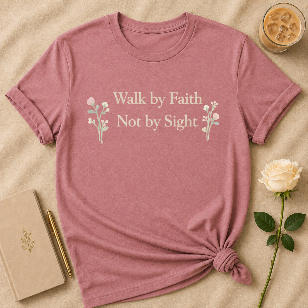 Walk By Faith Not By Sight T Shirt