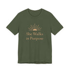 She Walks In Purpose T Shirt