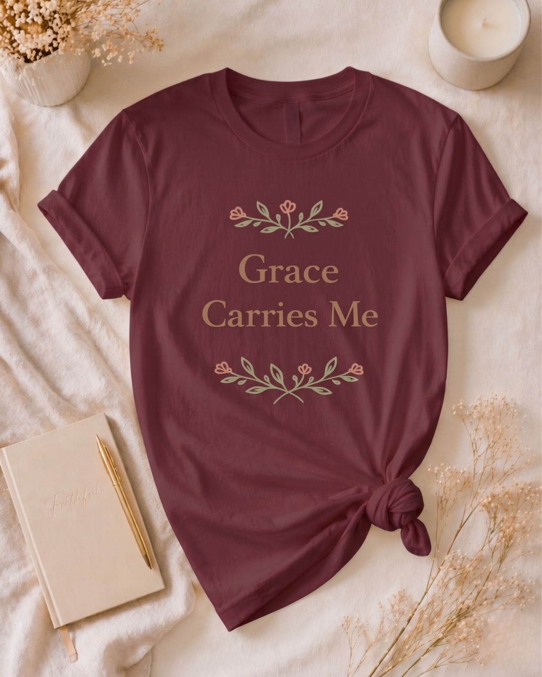 Grace Carries Me T Shirt