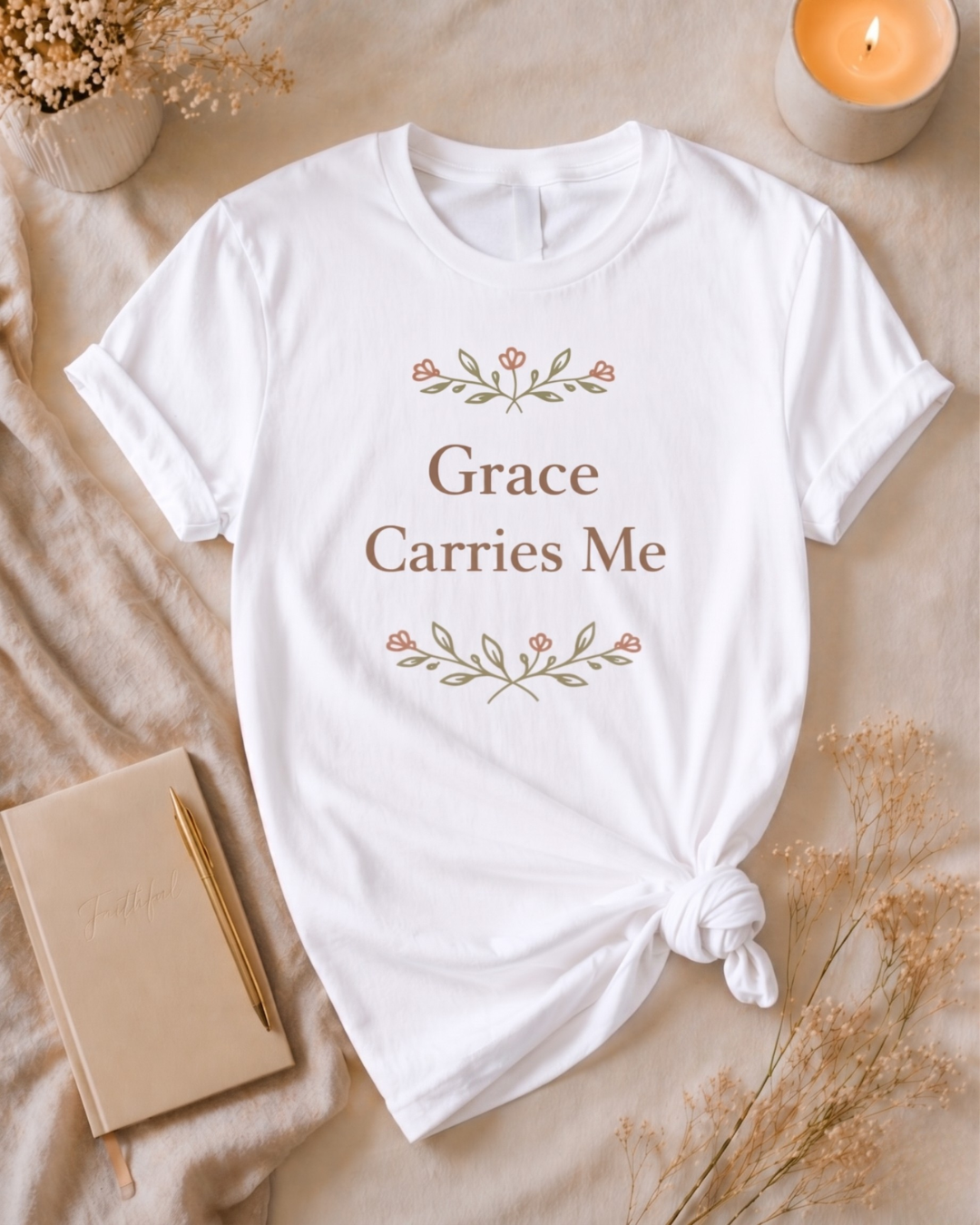 Grace Carries Me T Shirt
