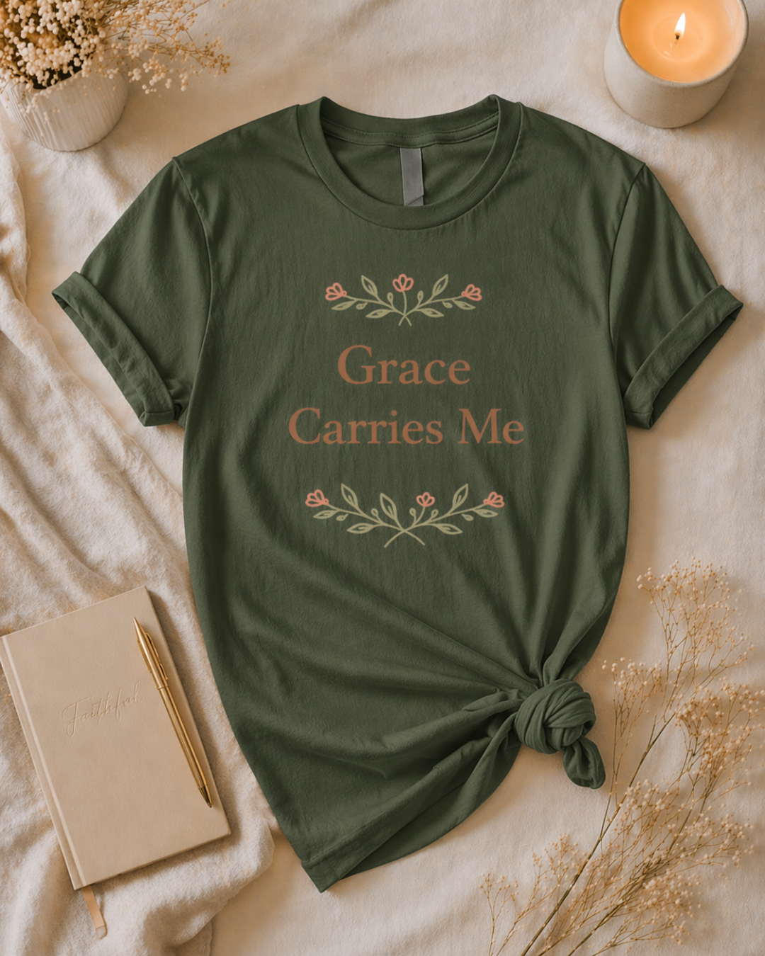 Grace Carries Me T Shirt